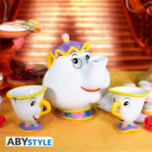 ABYTAB057 - DISNEY: THE BEAUTY AND THE BEAST - SERVIZIO DI TE - SAMOVAR AND CHIP