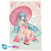 GBYDCO587 - HATSUNE MIKU - POSTER (91.5X61) - SAKURA KIMONO