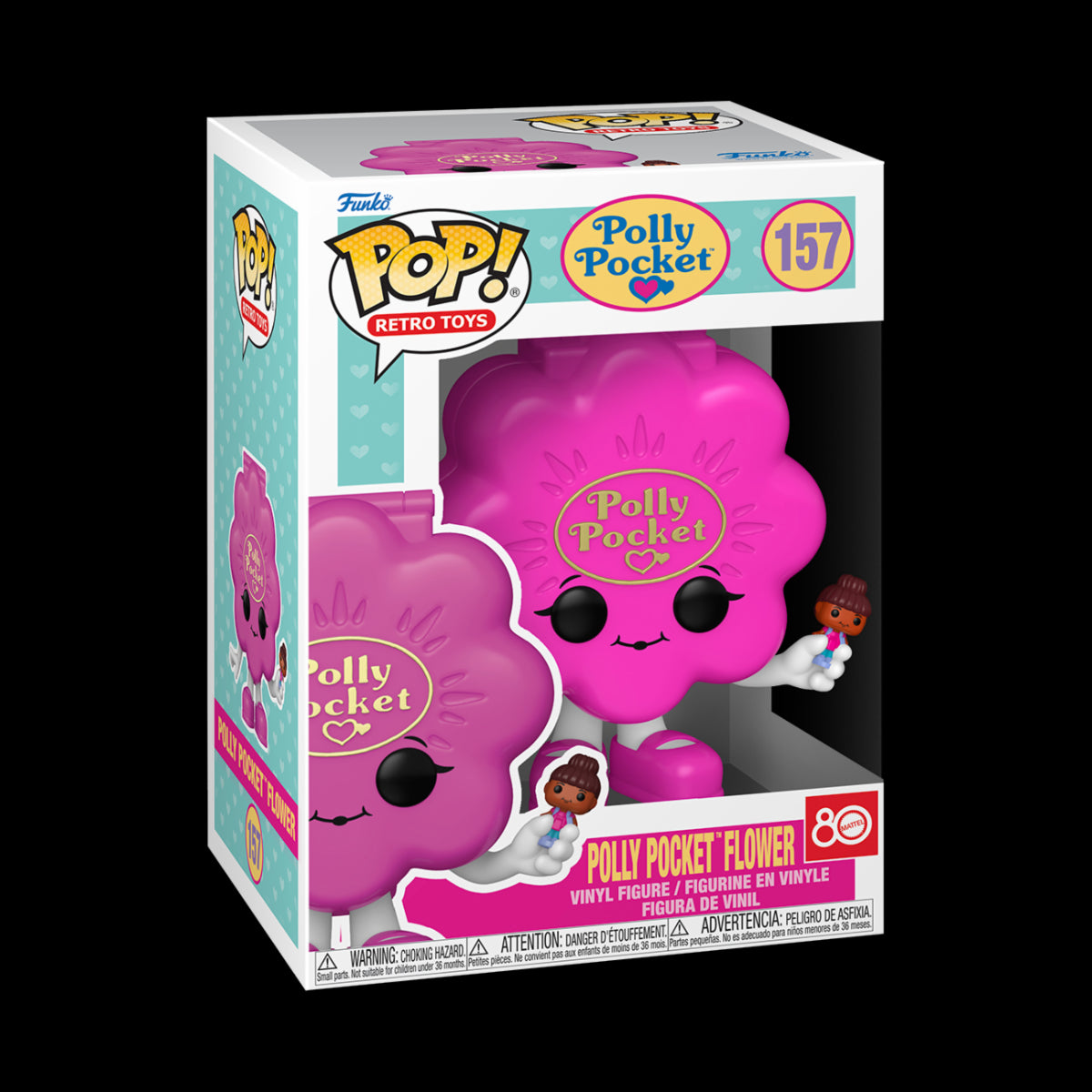 POLLY POCKET - POP FUNKO VINYL FIGURE 157 FLOWER SHELL(PK) 9CM
