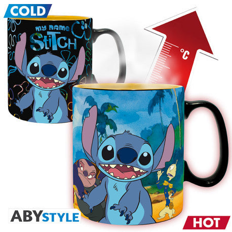 ABYMUGA664 - DISNEY - MUG HEAT CHANGE 460 ML - LILO ET STITCH