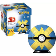 11580 - POKEMON - PUZZLEBALL 3D POKEBALL - QUICK BALL