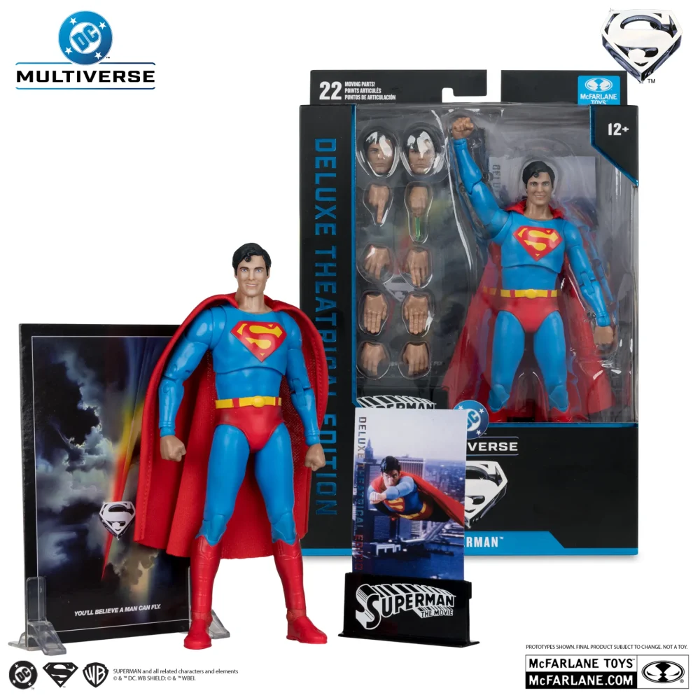 DC THEATRICAL DELUXE - SUPERMAN 1978 - ACTION FIGURE 18CM