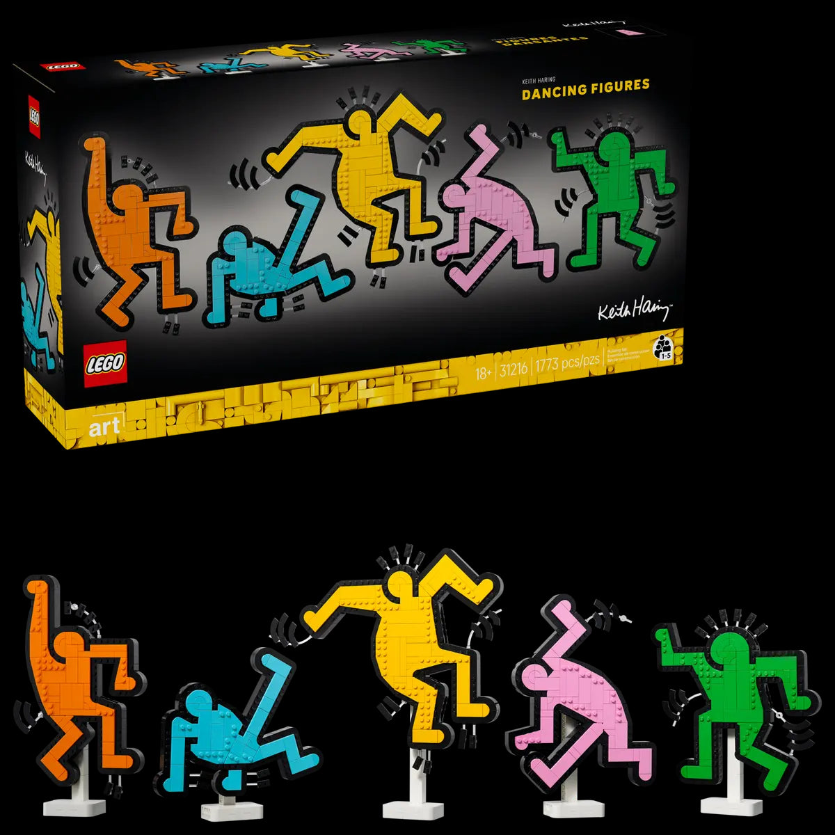 31216 - ART - KEITH HARING - FIGURE DANZANTI