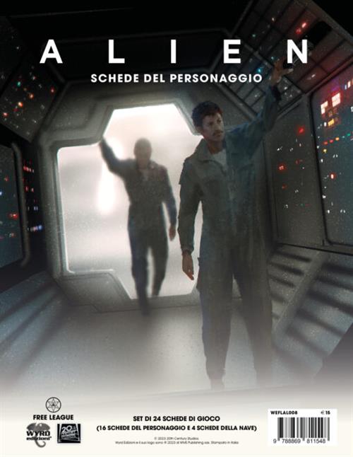 ALIEN - SET DI SCHEDE (NAVE E PERSONAGGIO)
