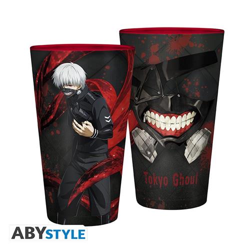 ABYVER186 - TOKYO GHOUL - BICCHIERI 400ML KANEKI & MASK