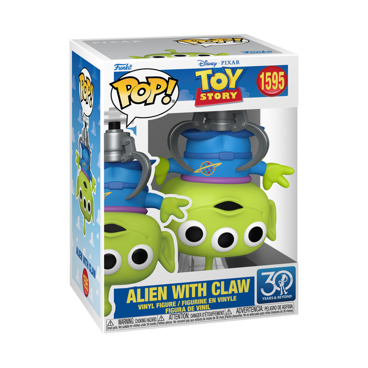 DISNEY - TOY STORY 30TH ANNIVERSARY - POP FUNKO VINYL FIGURE 1595 ALIEN 9CM