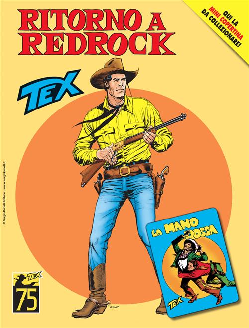 TEX 750 - MINI COPERTINA - TEX 1 - MINI COPERTINA - LA MANO ROSSA