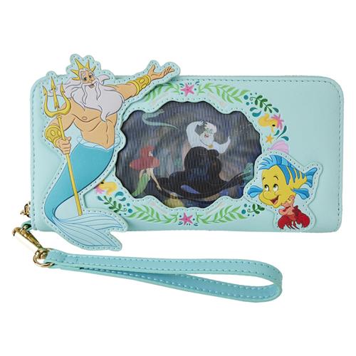 DISNEY - THE LITTLE MERMAID - PORTAFOGLIO CON LACCIO - PRINCESS LENTICULAR