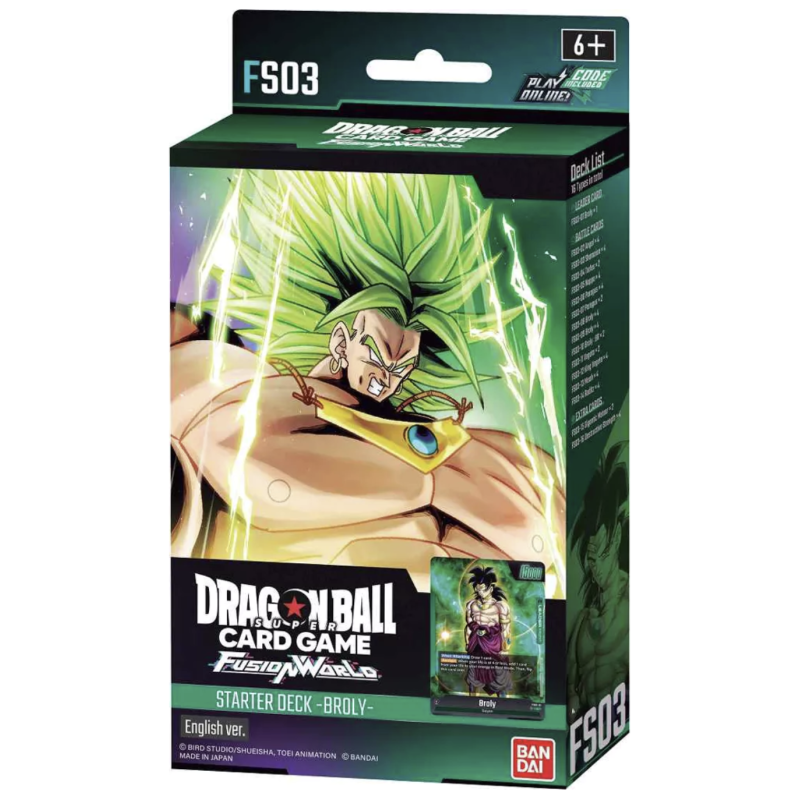 DRAGON BALL SUPER CARD GAME - STARTER DECK - FS03 - FUSION WORLD