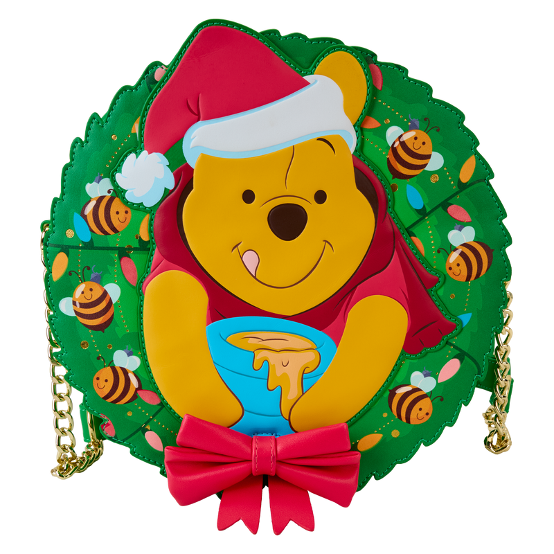 DISNEY - WINNIE THE POOH - BORSA A TRACOLLA - STUCK IN WREATH