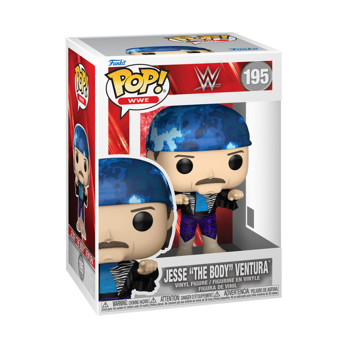 WWE S29 - POP FUNKO VINYL FIGURE 195 JESSE "THE BODY" VENTURA 9CM
