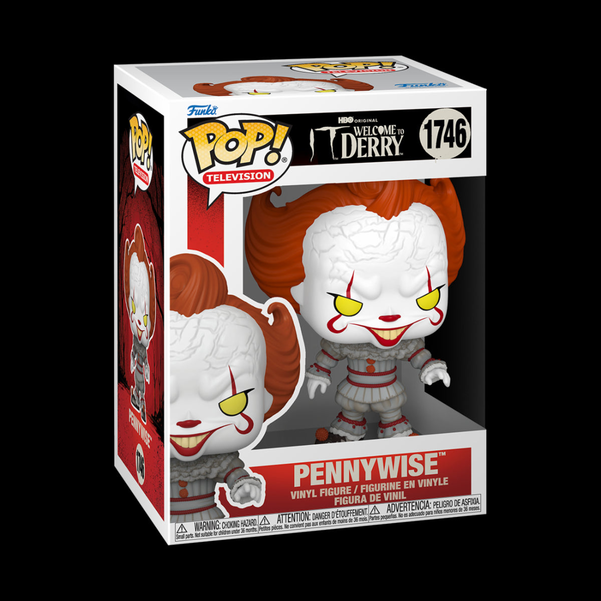 IT: WELCOME TO DERRY - POP FUNKO VINYL FIGURE 1746 PENNYWISE 9CM