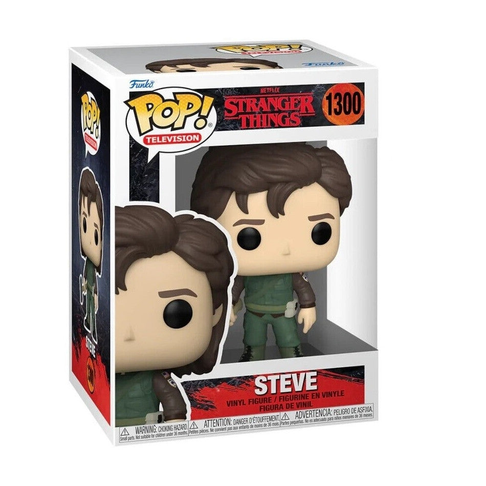 STRANGER THINGS: S4 - POP FUNKO VINYL FIGURE 1300 HUNTER STEVE 9CM