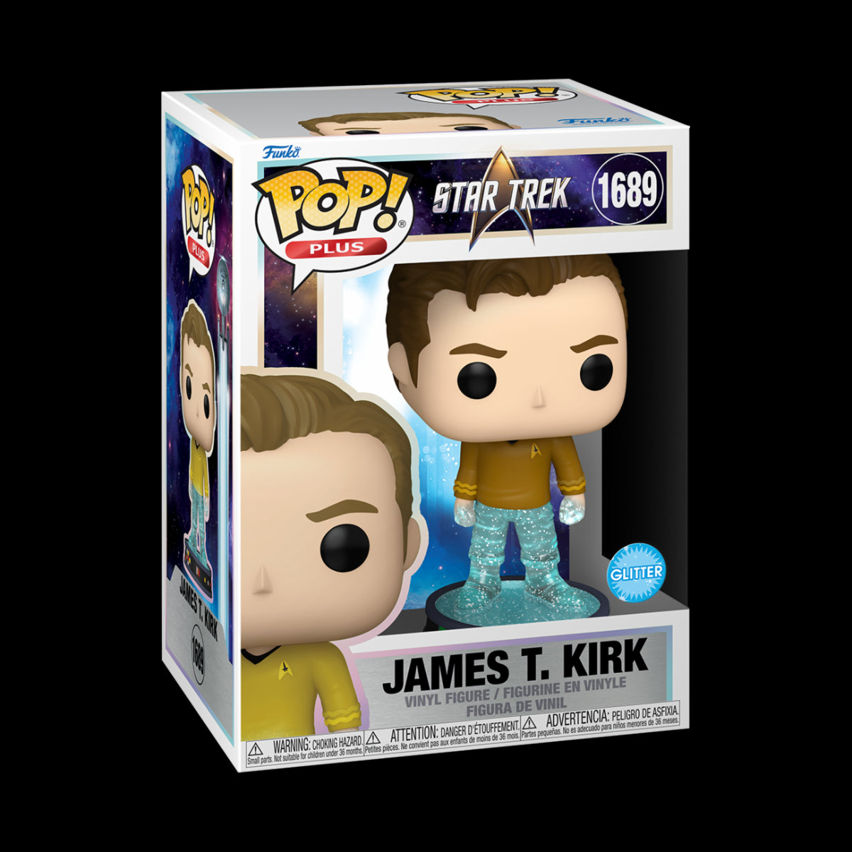 STAR TREK: TRANSPORTER - POP FUNKO VINYL FIGURE 1684 KIRK 9CM