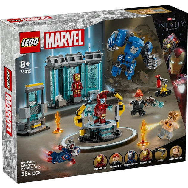 76315 - SUPER HEROES MARVEL - LABORATORIO DI IRON MAN: SALA DELLE ARMATURE
