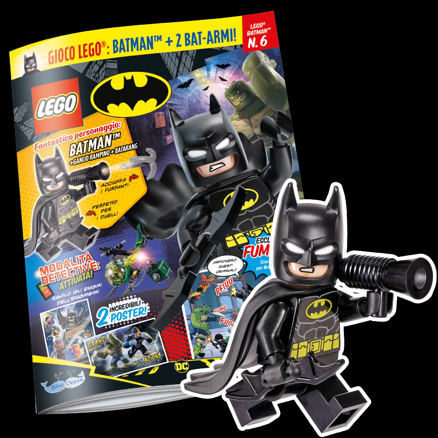 LEGO BATMAN N.6 - BATMAN + 2 BAT-ARMI