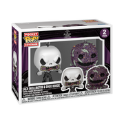 NIGHTMARE BEFORE CHRISTMAS - KEYCHAIN - 2-PACK JACK/OOGIE 4CM