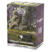 AT-16504 - 100 BUSTINE STANDARD - MATTE DUAL ART SLEEVES - LANDFALL SERIES - VERDANT CATACOMBS