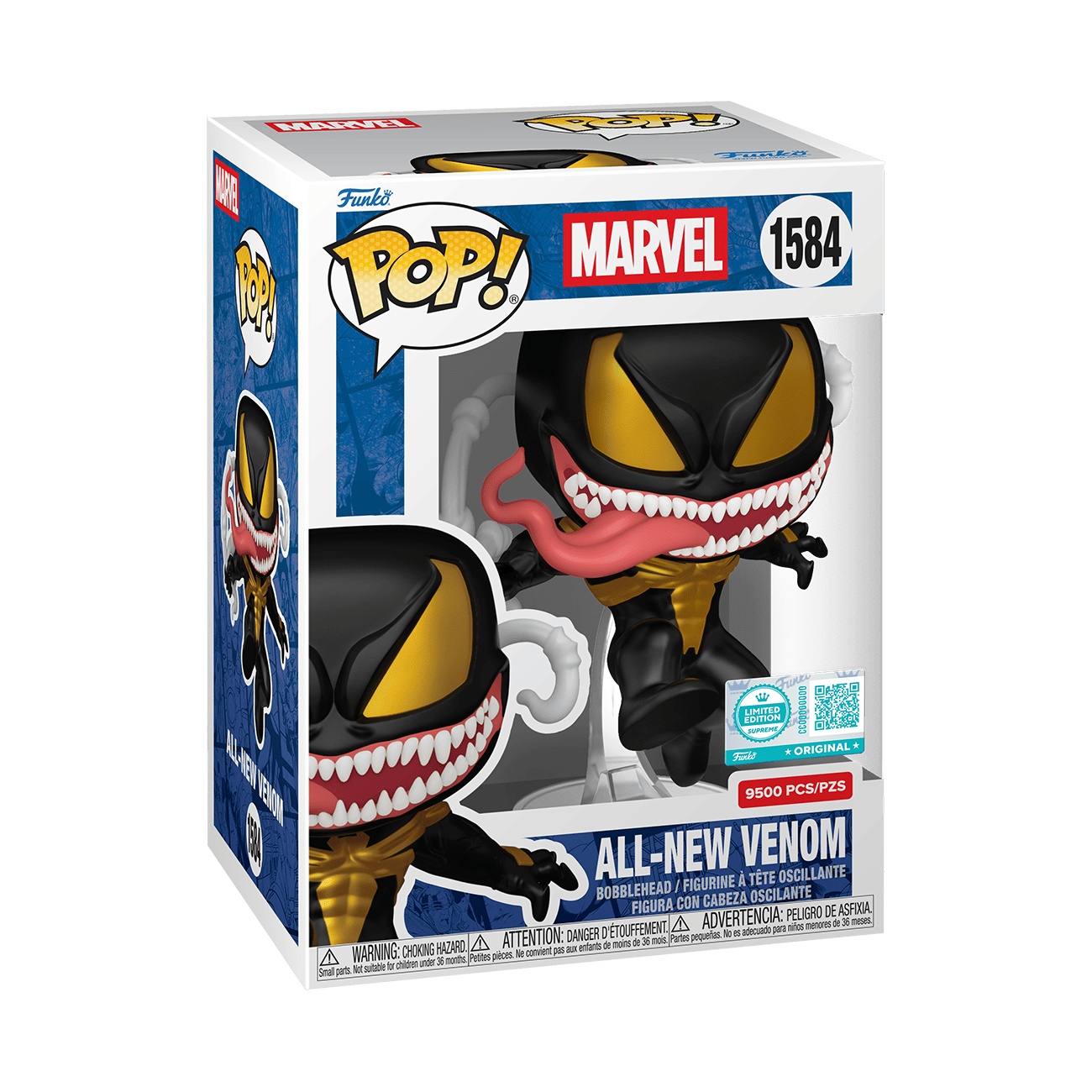 MARVEL S5 - POP FUNKO VINYL FIGURE - GLD VENOM 9CM FUNSIDE EXCL