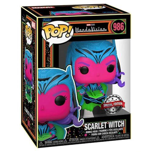 MARVEL: WANDA VISION - BLACKLIGHT - POP FUNKO VINYL FIGURE 986 SCARLET WITCH 9CM
