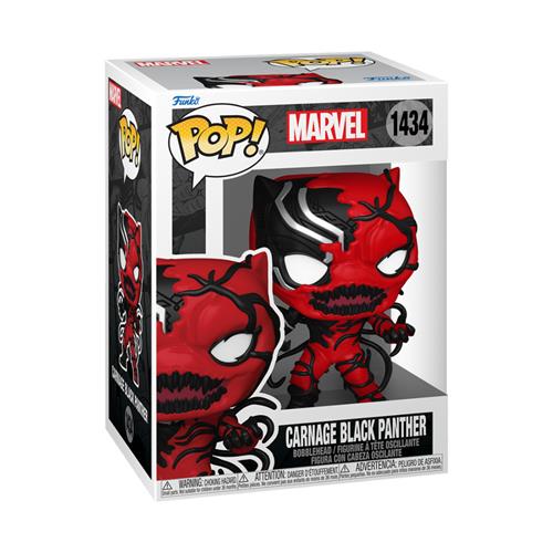 MARVEL - POP FUNKO VINYL FIGURE 1434 CARNAGEIZED BLACK PANTHER 9CM