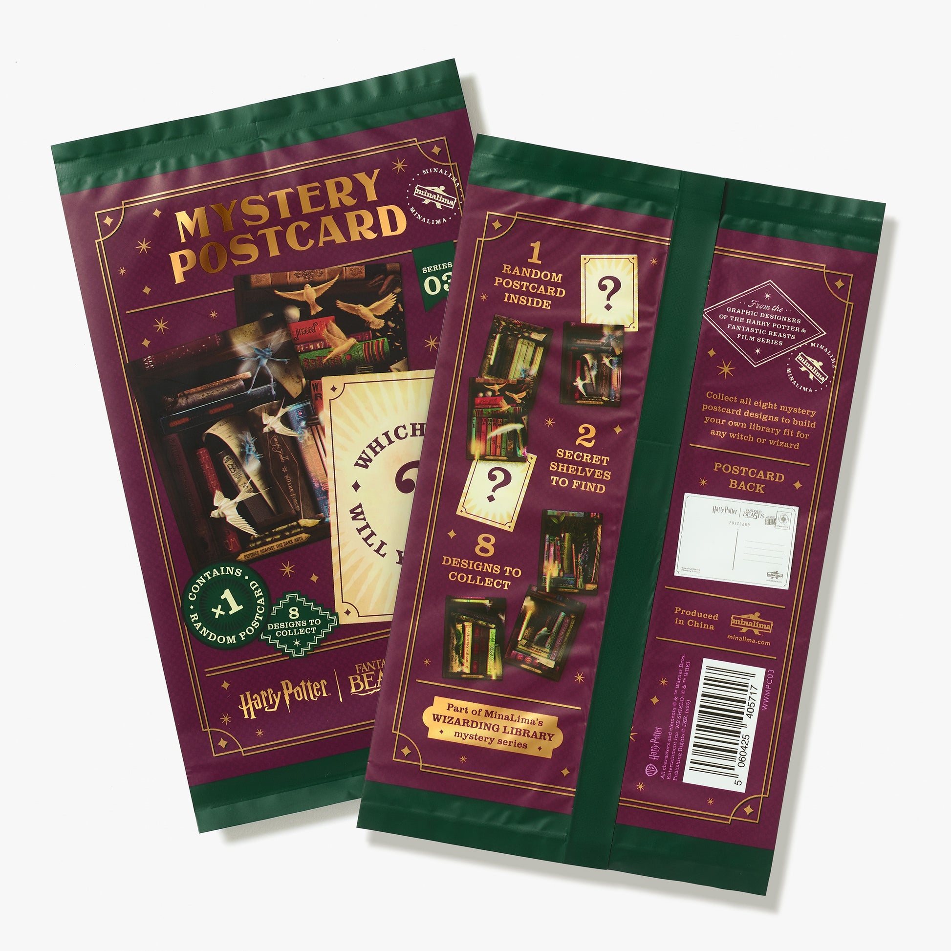 WWMPC03 - HARRY POTTER - SERIES 03: WIZARDING LIBRARY POSTCARD