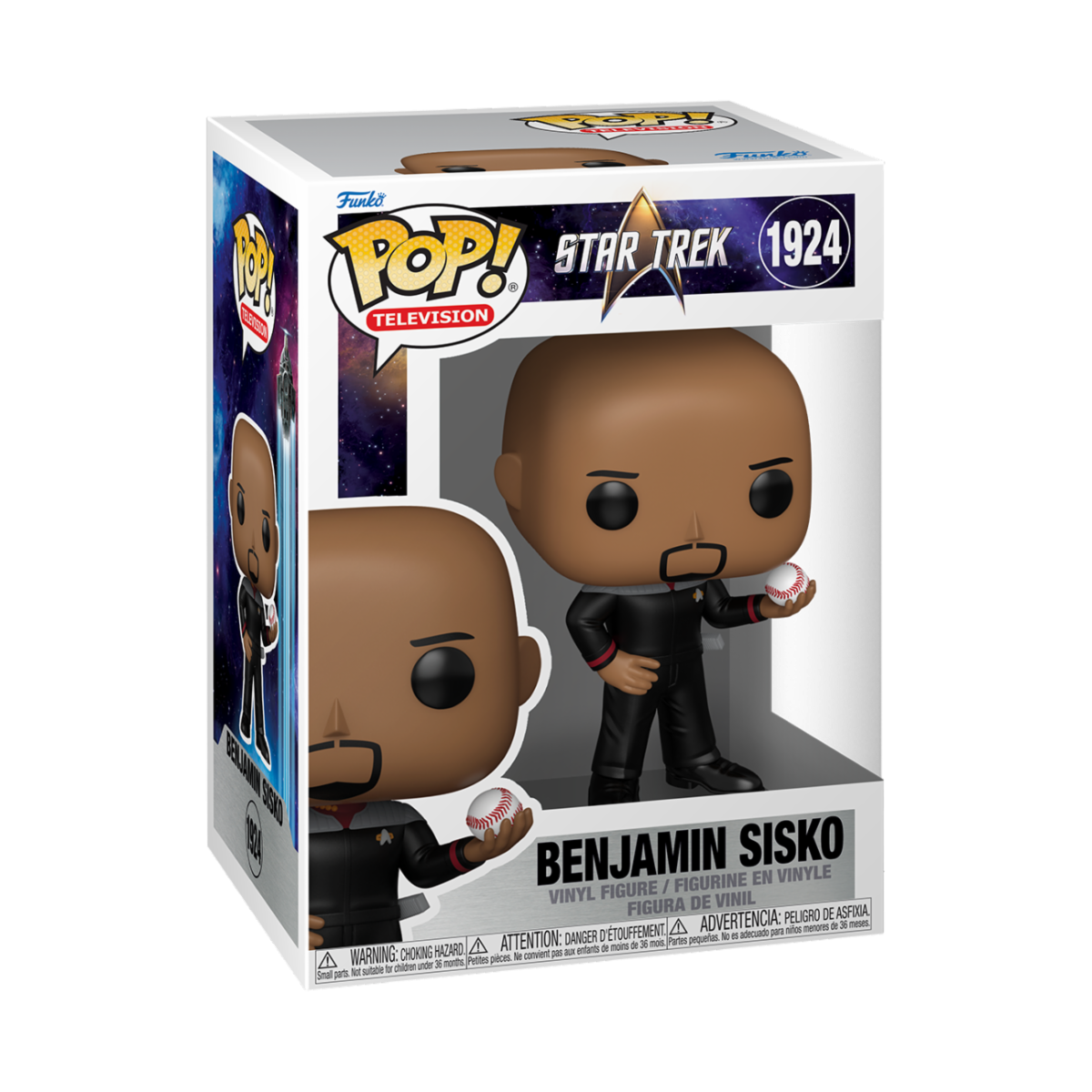 STAR TREK DEEP SPACE 9 - POP FUNKO VINYL FIGURE 1924 BENJAMIN SISKO 9CM