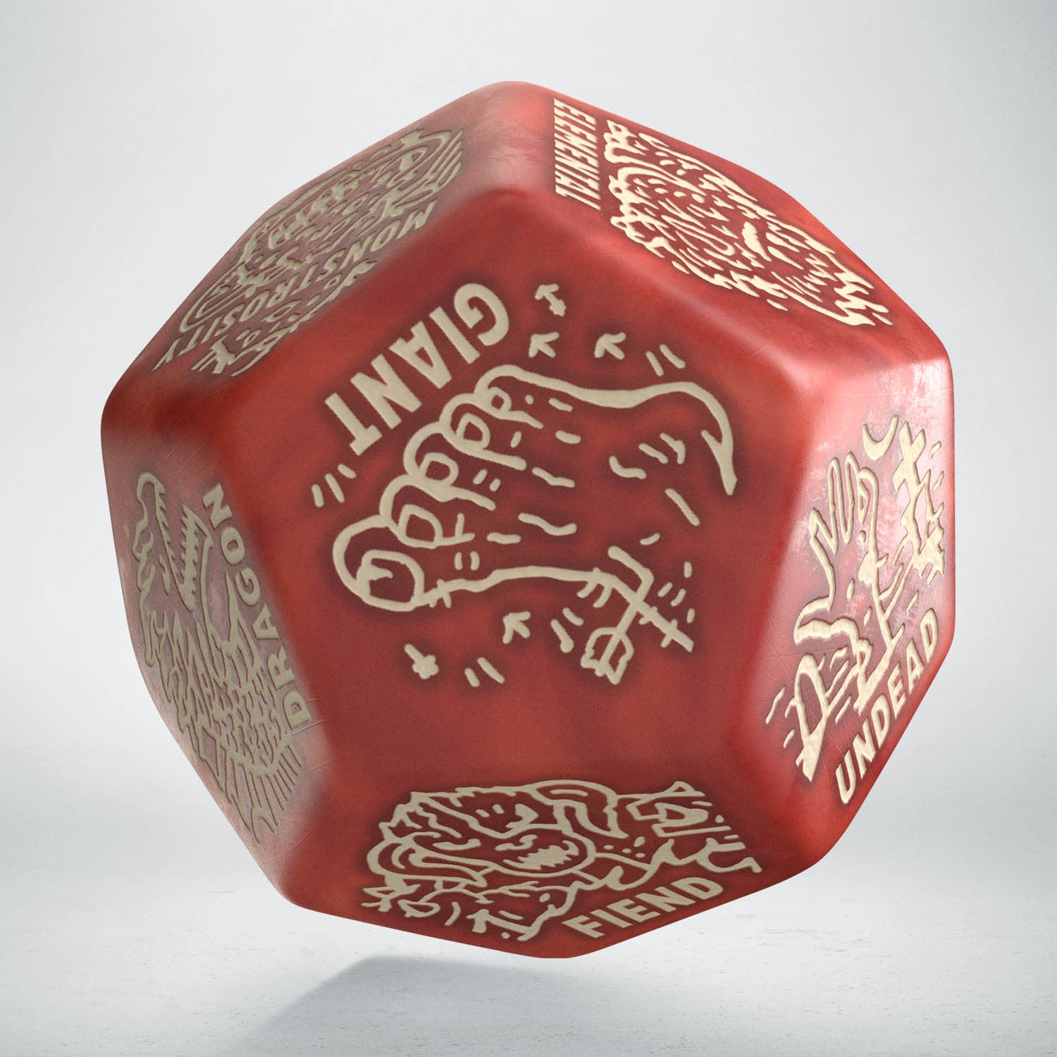 12VMRG03 - MONSTER GENERATOR DIE: RED&BEIGE