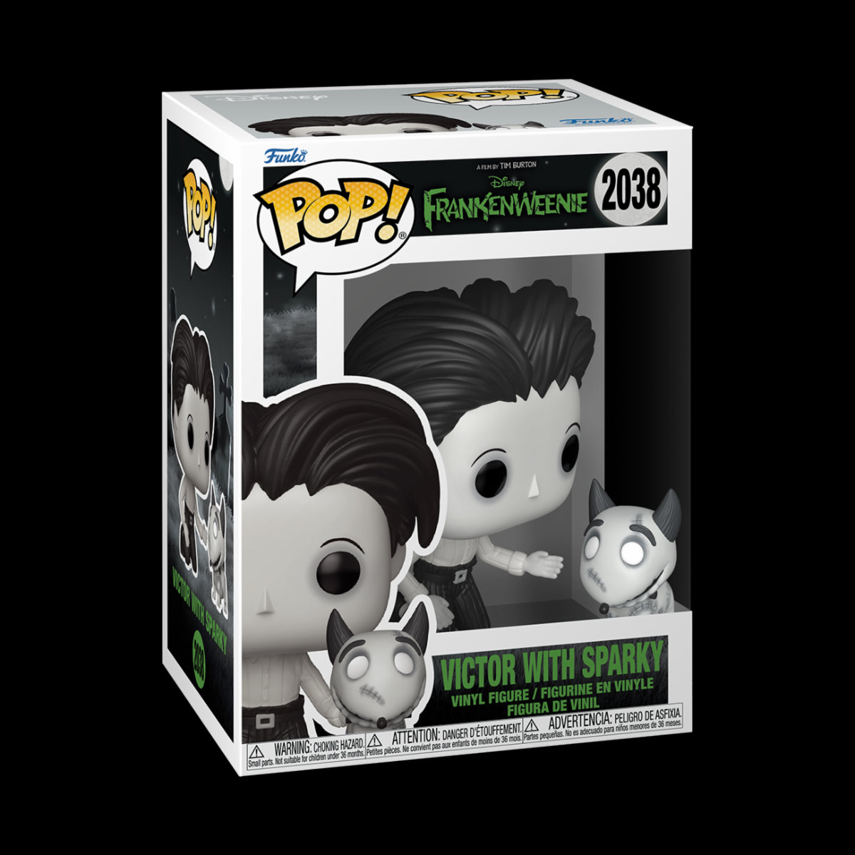 FRANKENWEENIE - POP FUNKO VINYL FIGURE 2038 VICTOR WITH SPARKY 9CM