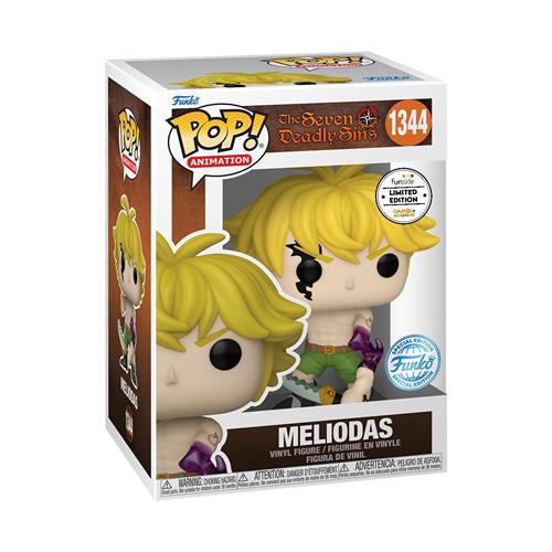 THE SEVEN DEADLY SINS - POP FUNKO VINYL FIGURE 1344 MELIODAS (DM) REGULAR 9CM GA EXCL