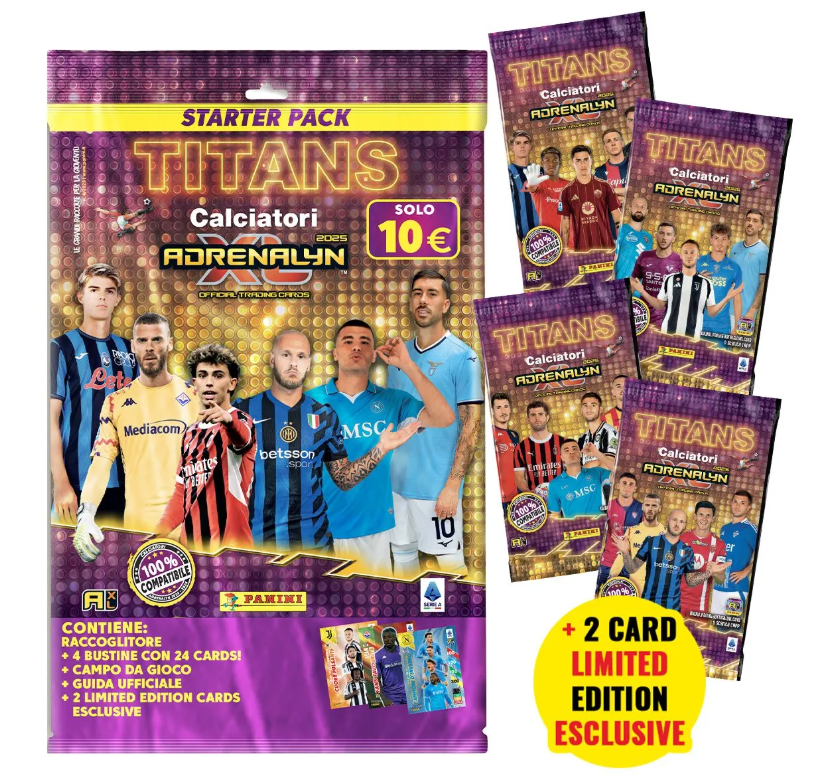 CALCIATORI ADRENALYN XL TITANS 2025 - STARTER SET