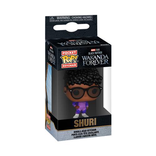 MARVEL: BLACK PANTHER WAKANDA FOREVER - POP FUNKO VINYL KEYCHAIN SHURI 4CM