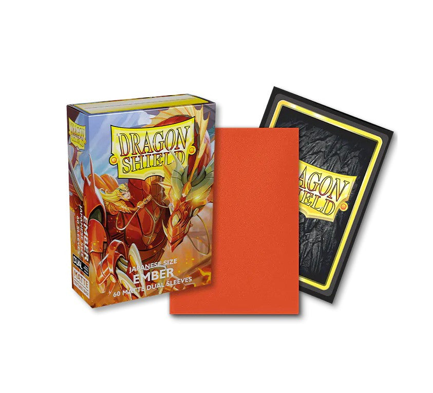 AT-15154 - 60 JAPANESE SIZE MATTE DUAL SLEEVES - EMBER