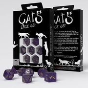 SCAT01 - SET 7 DADI PURRITO GOLD/PURPLE