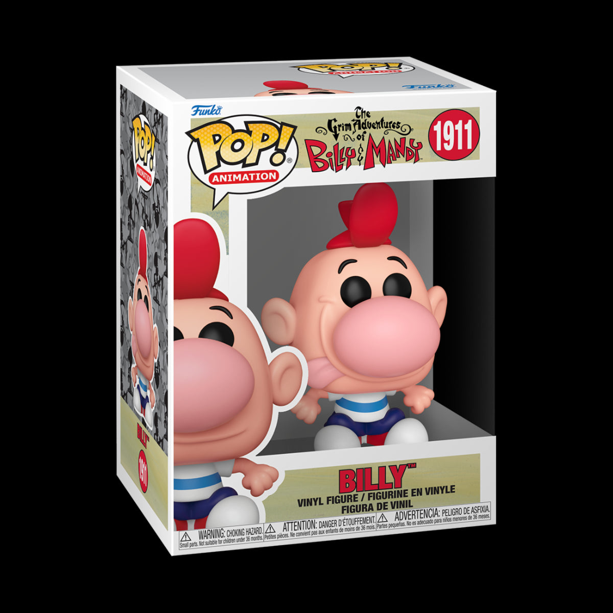 THE GRIM ADVENTURES OF BILLY & MANDY - POP FUNKO VINYL FIGURE 1911 BILLY 9CM