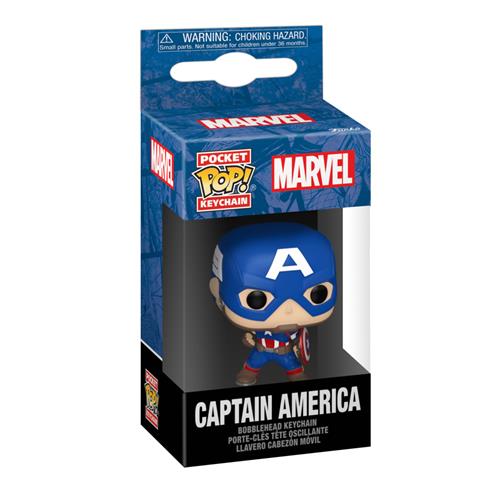 MARVEL: NEW CLASSIC - KEYCHAIN - CAPTAIN AMERICA 4C