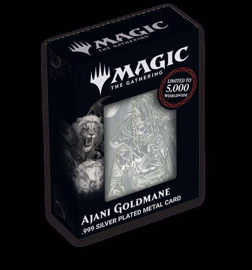 HAS-MAG30 - MAGIC THE GATHERING - SILVER PLATED COLLECTIBLE - AJANI GOLDMANE
