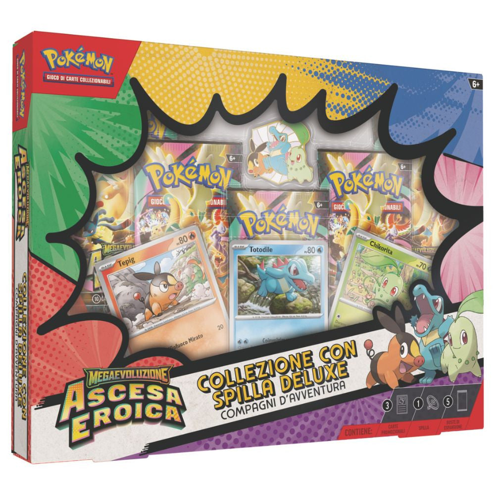 PK10301-I - POKEMON M2.5 COLLEZIONE CON SPILLA DELUXE COMPAGNI D'AVVENTURA (IT)