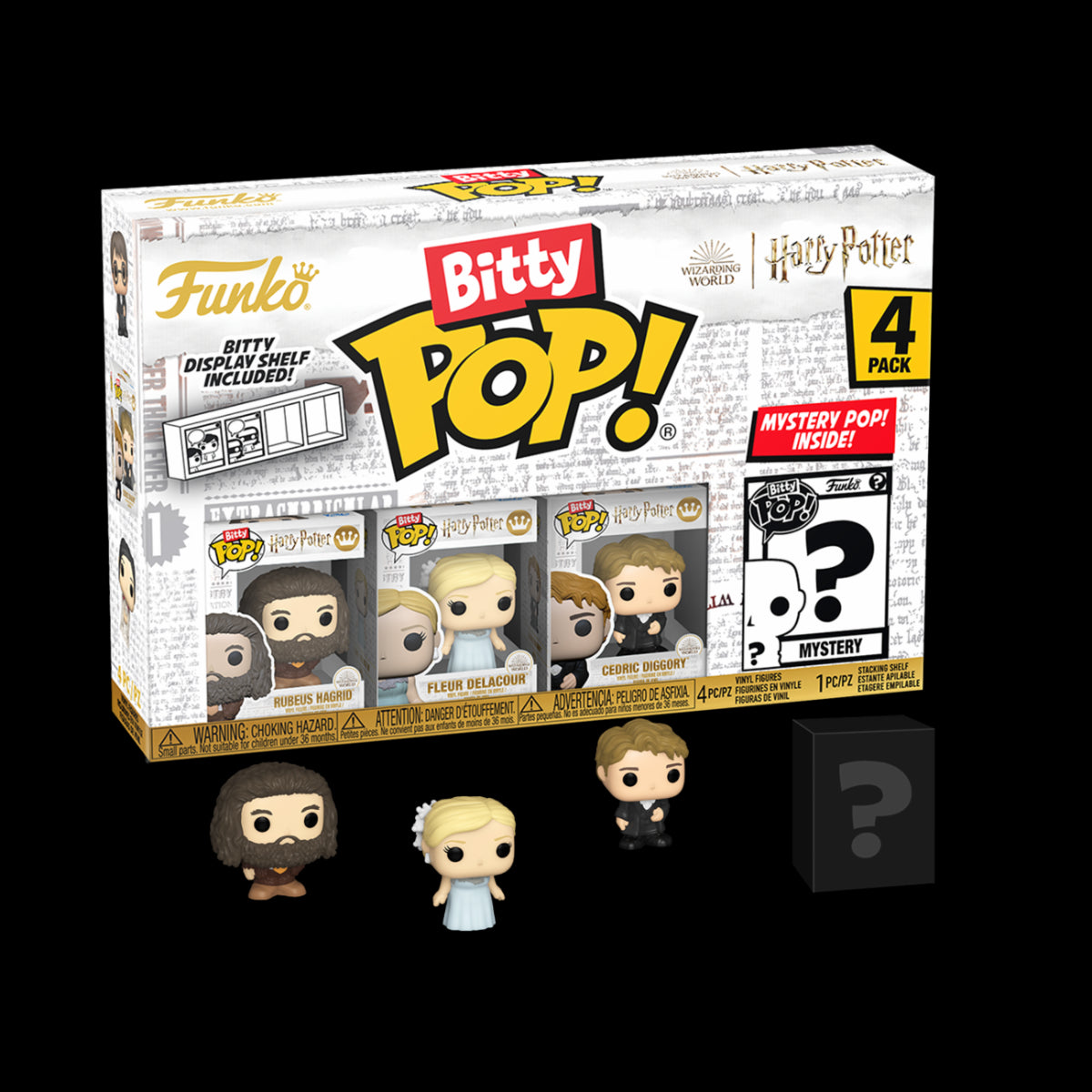 83657 - HARRY POTTER AND THE GOBLET OF FIRE - FUNKO BITTY POP VINYL FIGURE - HAGRID (4PK)