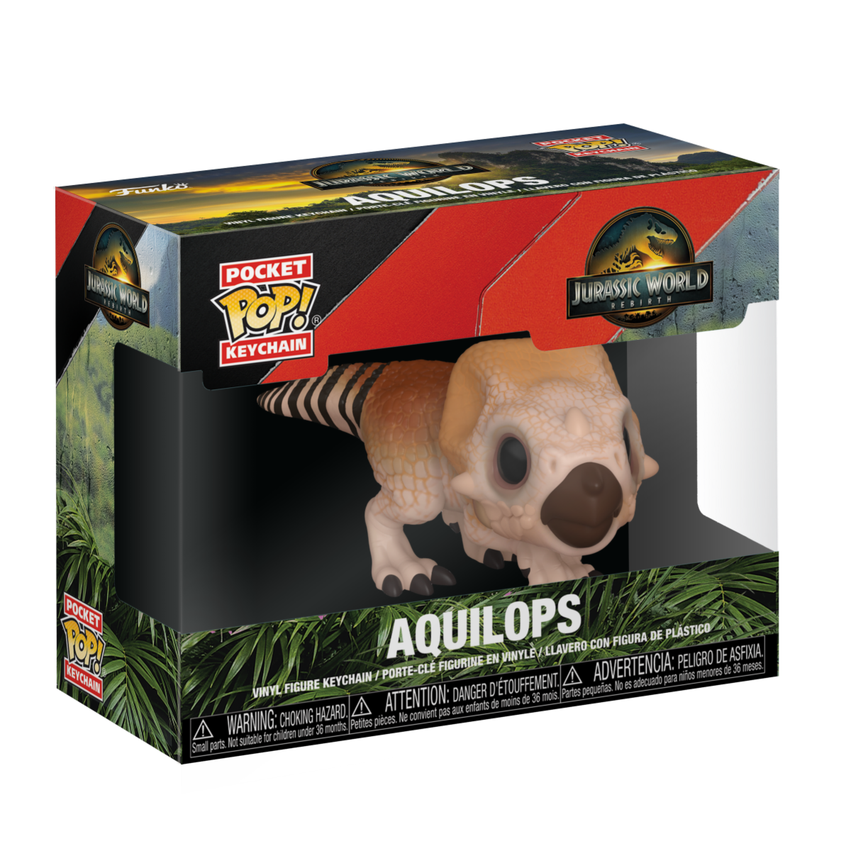 JURASSIC WORLD: REBIRTH - KEYCHAIN - AQUILOPS 4CM