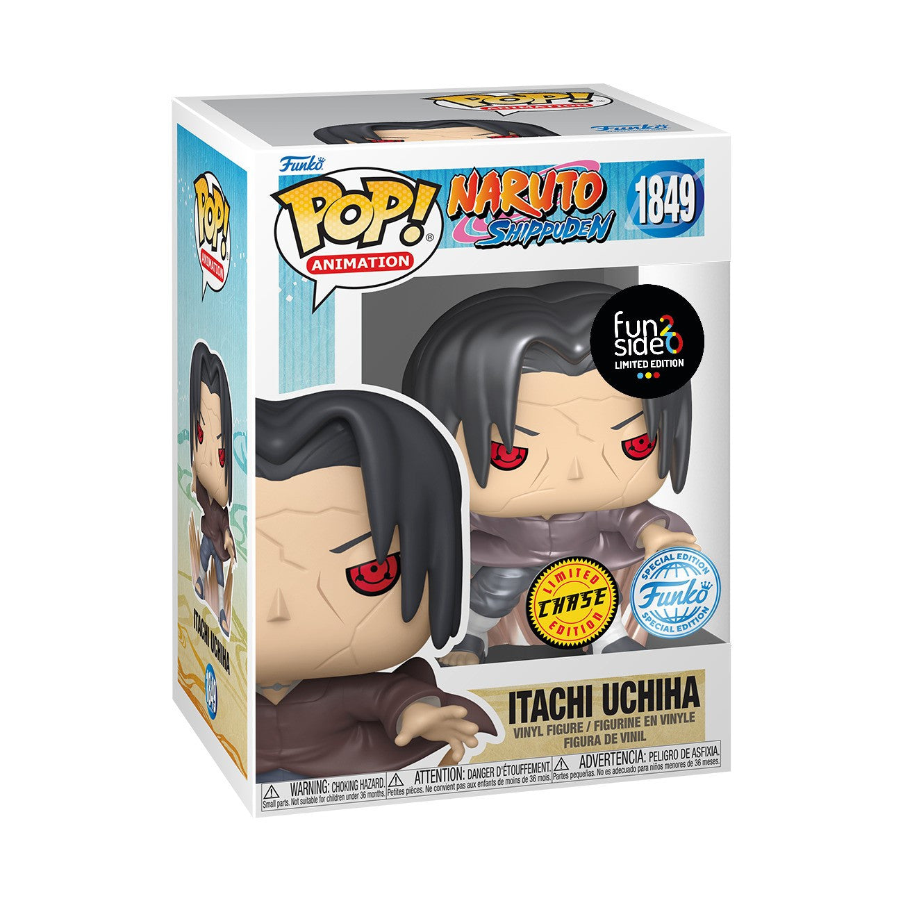 NARUTO SHIPPUDEN - POP FUNKO VINYL FIGURE 1849 ITACHI UCHIHA EDO - CHASE (MT) 9CM FUNSIDE20 EXCL