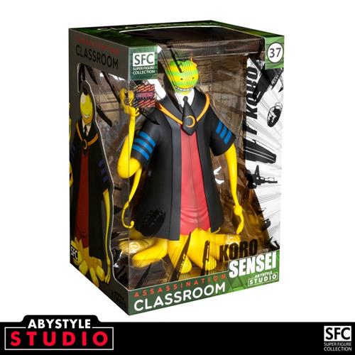 ABYFIG105 - ASSASSINATION CLASSROOM - SUPER FIGURE COLLECTION - KORO-SENSEI STRIPED 24CM