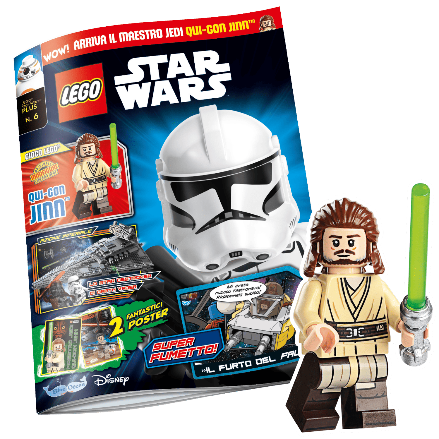 LEGO STAR WARS PLUS N.6 - QUI-GON JINN