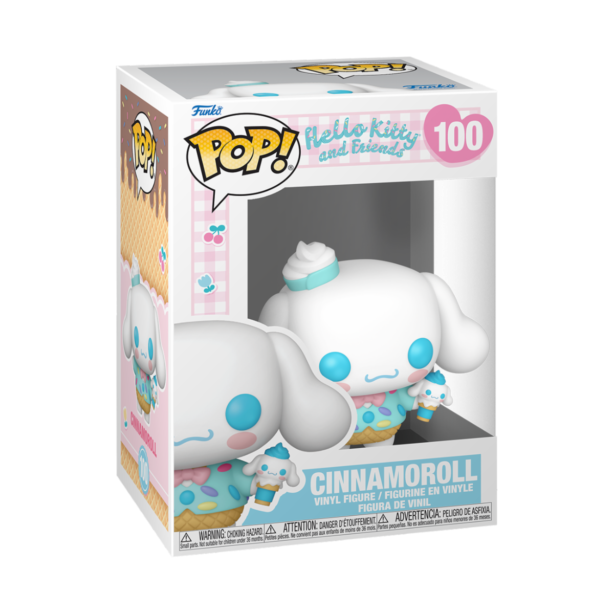 HELLO KITTY (ICE CREAM) - POP FUNKO VINYL FIGURE 100 CINNAMOROLL 9CM