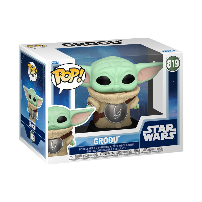 STAR WARS: MANDALORIAN & GROGU (2026) - POP FUNKO VINYL FIGURE 819 GROGU 9CM