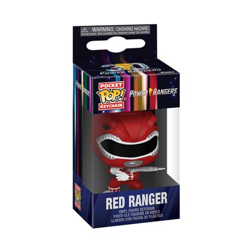 POWER RANGERS: 30TH ANNIVERSARY - KEYCHAIN - RED RANGER 4CM