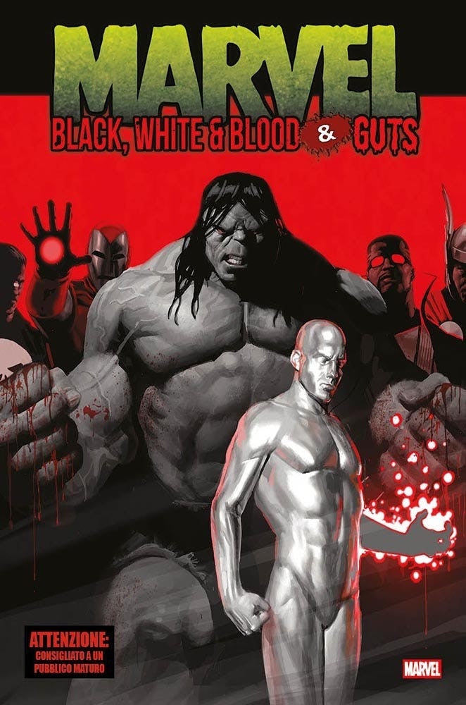MARVEL GIANTS: MARVEL BLACK, WHITE & BLOOD & GUTS