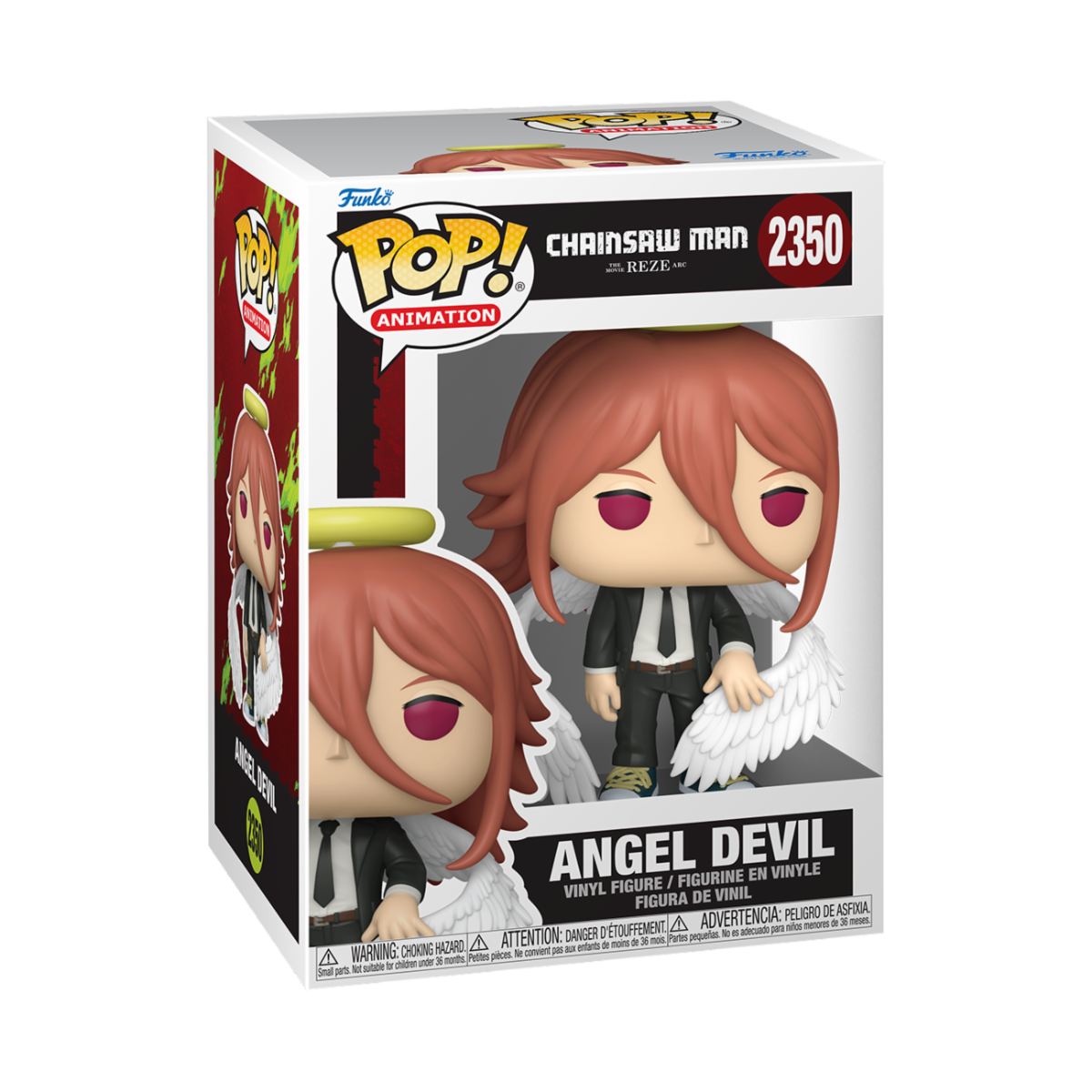 CHAINSAW MAN REZE - POP FUNKO VINYL FIGURE 2350 ANGEL DEVIL 9CM