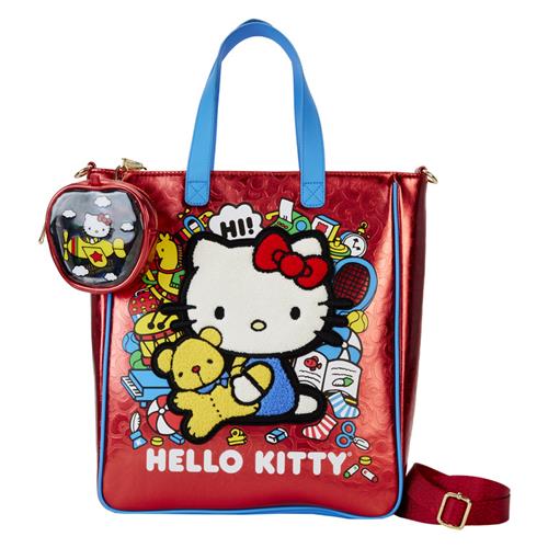 SANRIO - HELO KITTY 50TH ANNIVERSARY - TOTE BAG - METALLIC BAG WITH COIN