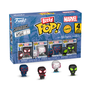 85702 - MARVEL: SPIDER-MAN - POP FUNKO BITTY VINYL FIGURE - MILES MORALES (4PK)
